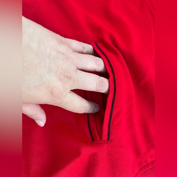 Converse One Star Men’s Red Full Zip Up Jacket (Size XL) - Picture 5 of 11